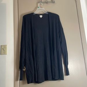 Grey long sleeve cardigan